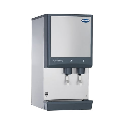 Follett 12CI414A-L 425 lb Symphony Plus™ Countertop Water & Nugget Ice Dispenser - 12 lb Storage, Cup Fill, 115v