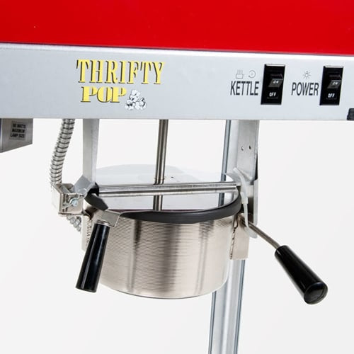 Paragon Popcorn Machine w/ 4 oz Kettle & Red Finish, 120v (1104510)