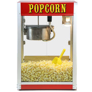 Paragon Popcorn Machine w/ 8 oz Kettle & Red Finish, 120v (1108110)