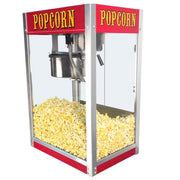 Paragon Popcorn Machine w/ 8 oz Kettle & Red Finish, 120v (1108110)