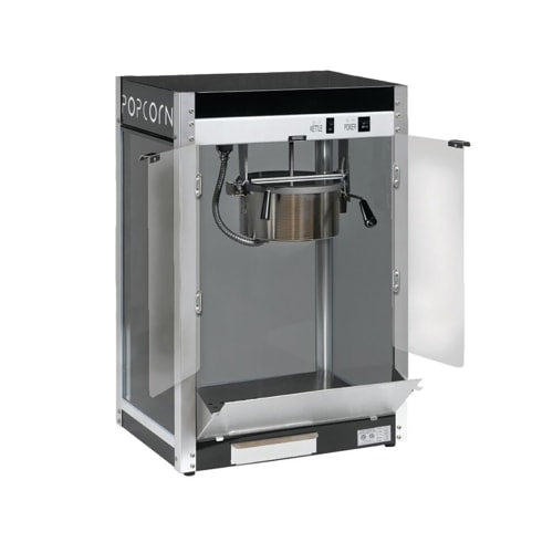 Paragon Popcorn Machine w/ 8 oz Kettle & Black Finish, 120v (1108220)