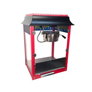 Paragon Popcorn Machine w/ 8 oz Kettle & Red Finish, 120v (1108910)