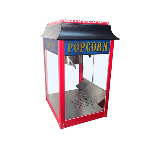 Paragon Popcorn Machine w/ 8 oz Kettle & Red Finish, 120v (1108910)