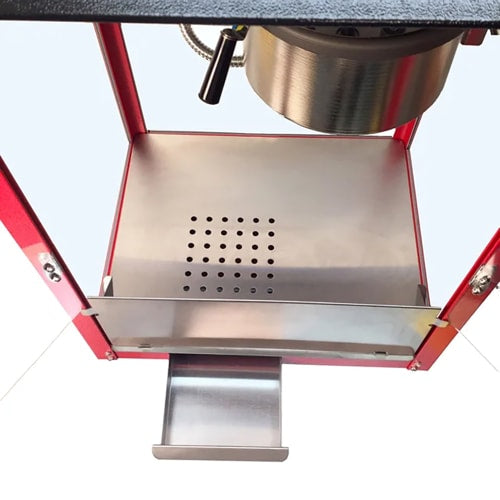 Paragon Popcorn Machine w/ 8 oz Kettle & Red Finish, 120v (1108910)