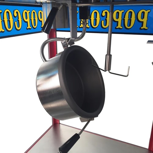 Paragon Popcorn Machine w/ 8 oz Kettle & Red Finish, 120v (1108910)