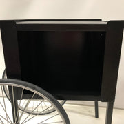 Paragon Small Popcorn Cart for Professional 4 Ounce Popper w/ Storage, Black (3080710)