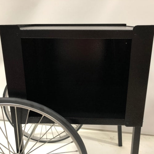 Paragon Small Popcorn Cart for Professional 4 Ounce Popper w/ Storage, Black (3080710)