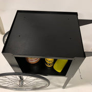 Paragon Small Popcorn Cart for Professional 4 Ounce Popper w/ Storage, Black (3080710)