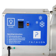 Paragon Snow Cone Machine w/ 500 lb/hr Capacity - Stainless Steel/Aluminum, 120v (6133310)
