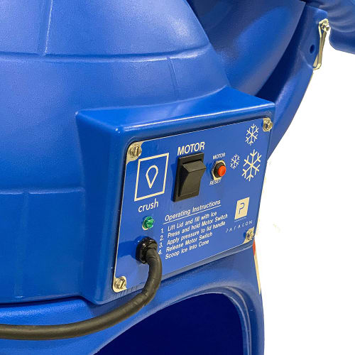 Paragon Snow Cone Machine w/ 500 lb/hr Capacity - Polyethylene, 120v (6133410)