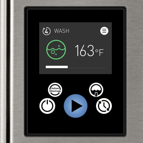 Hobart AM16-BAS-2 High Temp Door Type Dishwasher w/ 60 Racks/hr Capacity, Built-in Booster, 208-240v/3ph