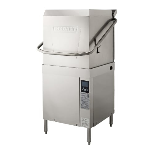 Hobart AM16-BAS-4 High Temp Door Type Dishwasher w/ 60 Racks/hr Capacity, Built-in Booster, 480v/3ph