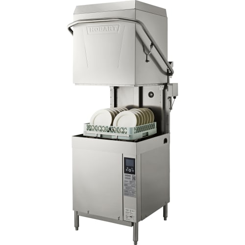 Hobart AM16VL-BAS-4 High Temp Door Type Dishwasher w/ 45 Racks/hr Capacity, Built-in Booster, 480v/3ph