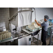 Hobart AM16VL-BAS-4 High Temp Door Type Dishwasher w/ 45 Racks/hr Capacity, Built-in Booster, 480v/3ph