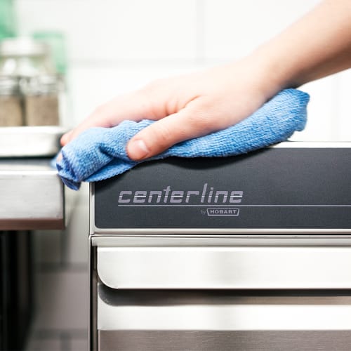Centerline by Hobart CUH-1 High Temp Rack Undercounter Dishwasher w/ 24 Racks/hr Capacity, Built-in Booster, 208-240v/1ph