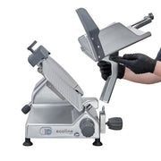Ecoline by Hobart ECO12 Manual Meat & Cheese Slicer w/ 12" Blade, Belt Driven, Aluminum, 1/2 hp
