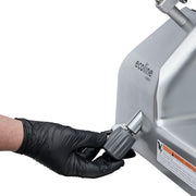 Ecoline by Hobart ECO12 Manual Meat & Cheese Slicer w/ 12" Blade, Belt Driven, Aluminum, 1/2 hp