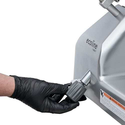 Ecoline by Hobart ECO12 Manual Meat & Cheese Slicer w/ 12" Blade, Belt Driven, Aluminum, 1/2 hp