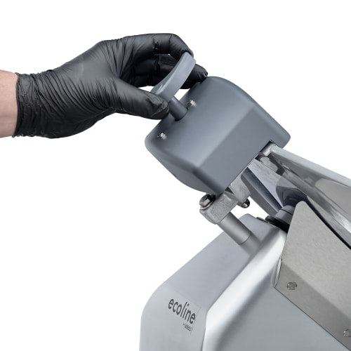 Ecoline by Hobart ECO12 Manual Meat & Cheese Slicer w/ 12" Blade, Belt Driven, Aluminum, 1/2 hp