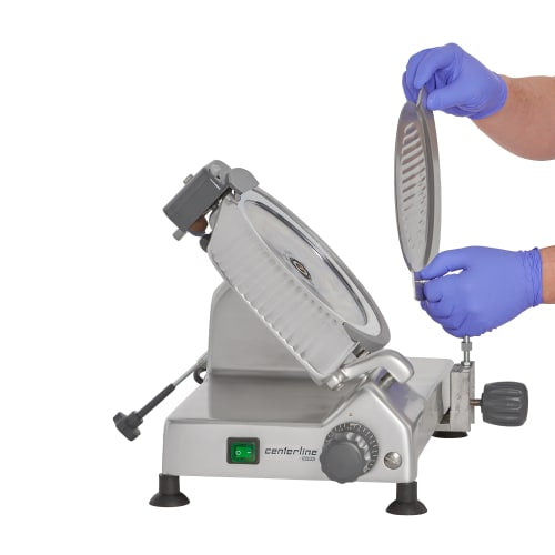 Centerline by Hobart EDGE10-11 Manual Meat Slicer w/ 10" Blade, Belt Driven, Aluminum, 1/2 hp
