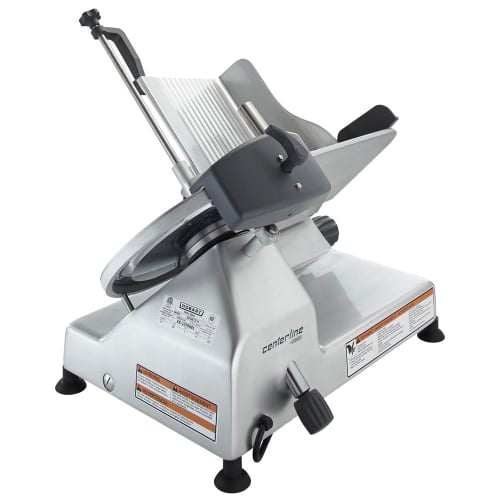 Centerline by Hobart EDGE12-11 Manual Meat & Cheese Slicer w/ 12" Blade, Belt Driven, Aluminum, 1/2 hp