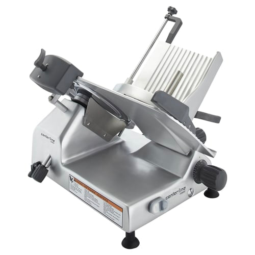 Centerline by Hobart EDGE13-11 Manual Meat & Cheese Slicer w/ 13" Blade ,Belt Driven, Aluminum, 1/2 hp