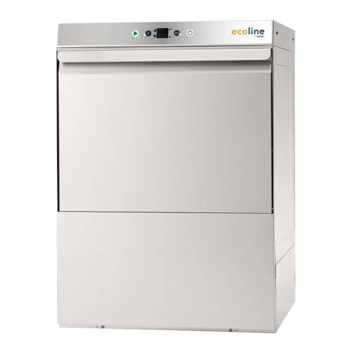 Ecoline by Hobart EUH-1 High Temp Rack Undercounter Dishwasher w/ 24 Racks/hr Capacity, 208-240v/1ph