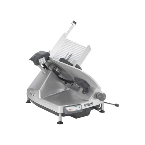 Hobart HS9N-1 Automatic Meat & Cheese Slicer w/ 13" Blade, Belt Driven, Aluminum, 1/2 hp