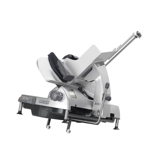 Hobart HS9N-1 Automatic Meat & Cheese Slicer w/ 13" Blade, Belt Driven, Aluminum, 1/2 hp