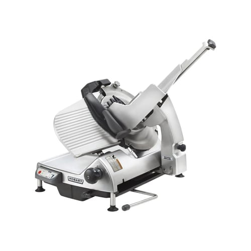 Hobart HS9N-1 Automatic Meat & Cheese Slicer w/ 13" Blade, Belt Driven, Aluminum, 1/2 hp