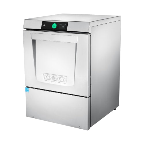 Hobart LXNH-2 LXn Series High Temp Undercounter Dishwasher w/ 48 Racks/hr Capacity, Built-in Booster, 120/208-240v