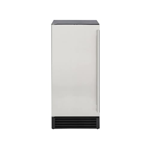 Maxx Ice MIM50 14 3/5"W Full Cube Undercounter Ice Machine - 60 lbs/day, Air Cooled, Gravity Drain, 115v
