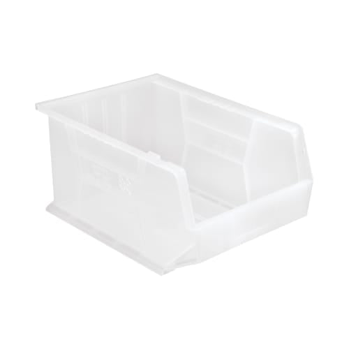 Quantum Food Service Stack & Hang Shelf Bin - 16" x 11", Clear (QUS255)