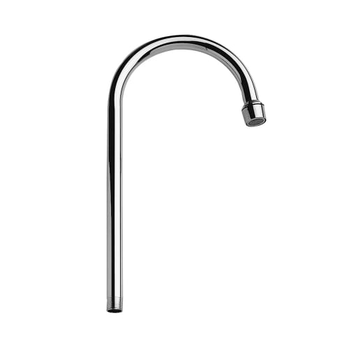 Fisher 3969 6" Rigid Gooseneck Spout Assembly, Brass