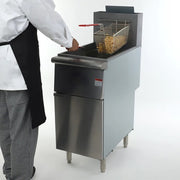 MoTak FF40LP Economy Gas Fryer- (1) 40 lb Vat, Floor Model, Liquid Propane