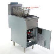 MoTak FF40NG Economy Gas Fryer- (1) 40 lb Vat, Floor Model, Natural Gas