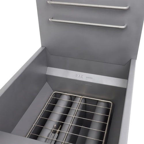 MoTak FF40NG Economy Gas Fryer- (1) 40 lb Vat, Floor Model, Natural Gas