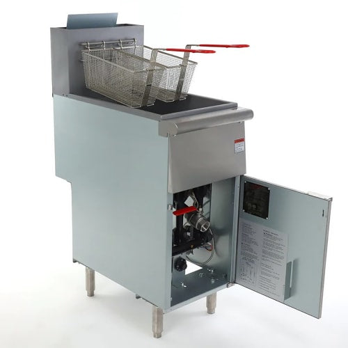 MoTak FF50LP Economy Gas Fryer- (1) 50 lb Vat, Floor Model, Liquid Propane