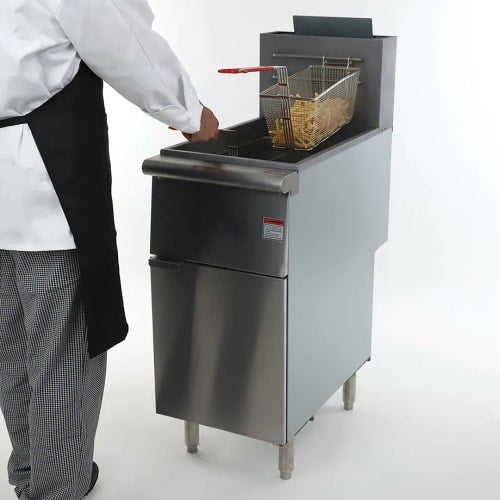 MoTak FF50LP Economy Gas Fryer- (1) 50 lb Vat, Floor Model, Liquid Propane