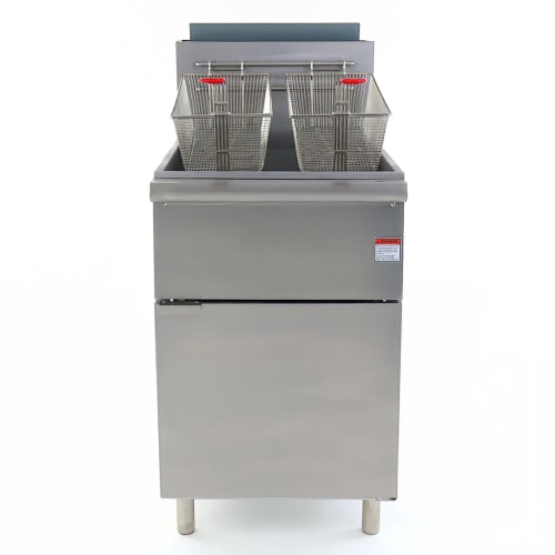 MoTak FF70LP Economy Gas Fryer- (1) 70 lb Vat, Floor Model, Liquid Propane