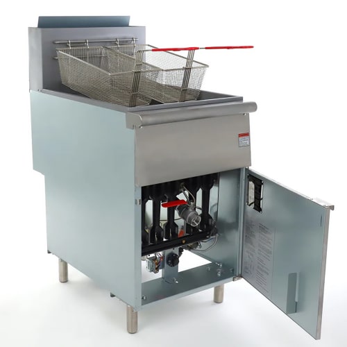 MoTak FF70LP Economy Gas Fryer- (1) 70 lb Vat, Floor Model, Liquid Propane