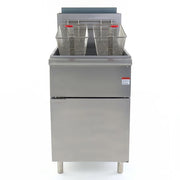 MoTak FF70NG Economy Gas Fryer- (1) 70 lb Vat, Floor Model, Natural Gas