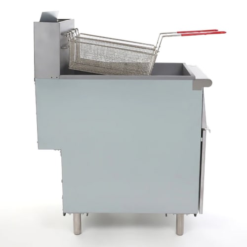 MoTak FF70NG Economy Gas Fryer- (1) 70 lb Vat, Floor Model, Natural Gas