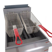 MoTak FF70NG Economy Gas Fryer- (1) 70 lb Vat, Floor Model, Natural Gas