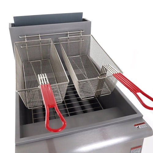 MoTak FF70NG Economy Gas Fryer- (1) 70 lb Vat, Floor Model, Natural Gas