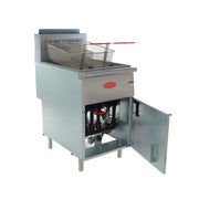 General GFF5-70LP Gas Fryer - (1) 70 lb. Vat, Floor Model, LP Gas