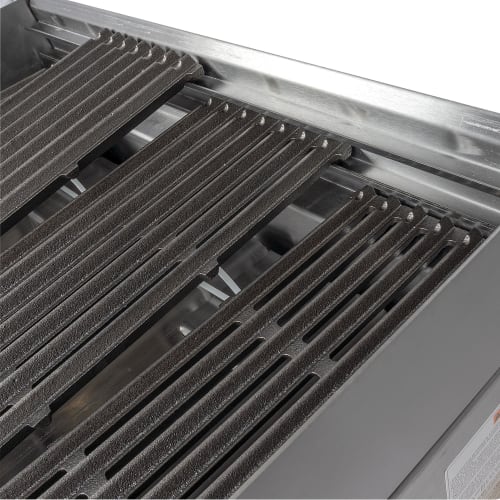 MoTak MBR24 24" Gas Charbroiler w/ Cast Iron Grates - Convertible