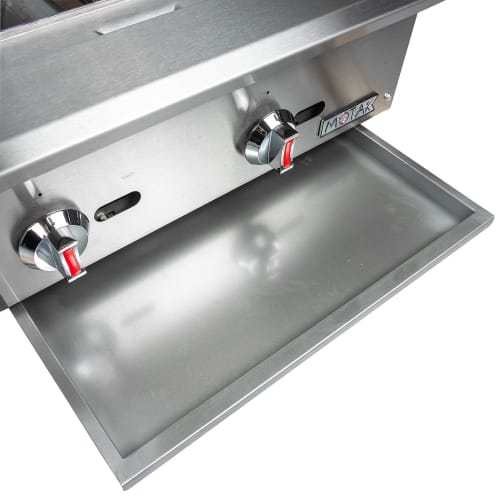 MoTak MBR24 24" Gas Charbroiler w/ Cast Iron Grates - Convertible