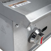 MoTak MBR24 24" Gas Charbroiler w/ Cast Iron Grates - Convertible