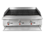 MoTak MBR36 36" Gas Charbroiler w/ Cast Iron Grates - Convertible